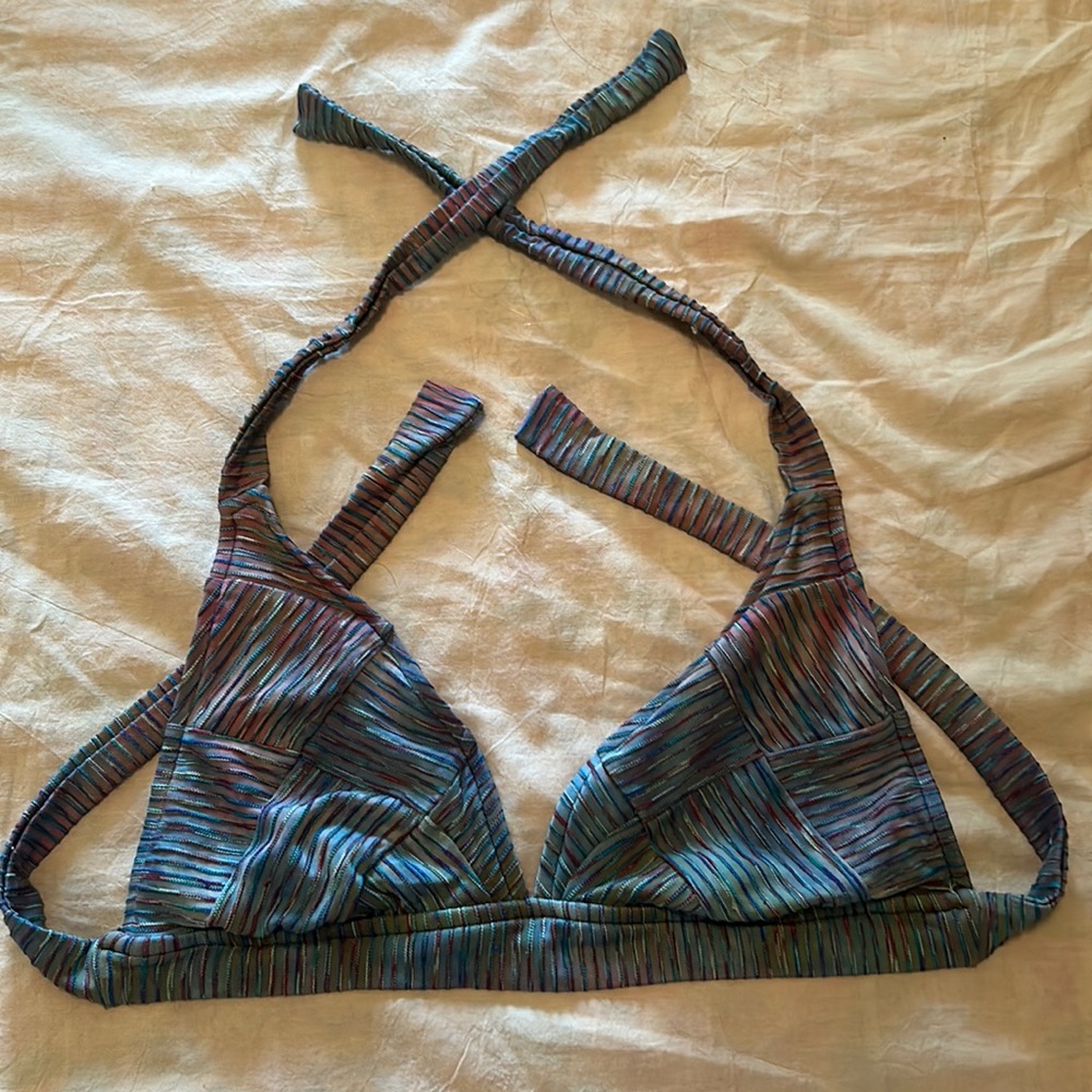 Lucky Brand Triangle Bikini Top